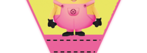 paraguita candy bar MINIONS NENA kit imprimible