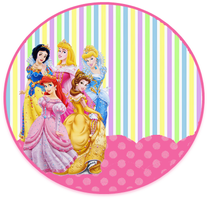 preocupación Año camioneta Kit imprimible candy bar Princesas Disney para cumpleaños | Candy Bar Gratis