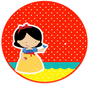 Kit imprimible candy bar Blancanieves Bebe para eventos