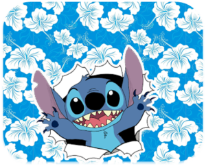 Kit imprimible candy bar Stich para cumpleaños