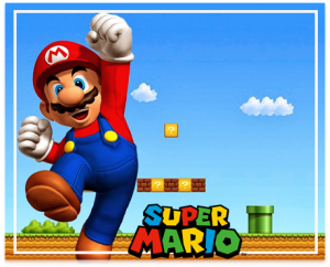 Kit imprimible candy bar Super Mario Bross para cumpleaños