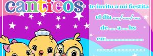 invitacion-tarjetita- -candy bar CANTICOS kit imprimible