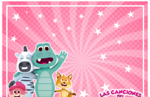 Kit imprimible candy bar Canciones del Zoo Nena para fiestas y cumpleaños alfajores -candy bar CANCIONES DEL ZOO NENA kit imprimible