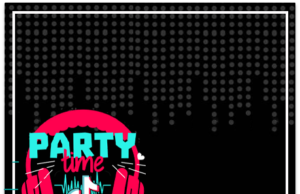 Kit imprimible candy bar Tik Tok Party para fiestas y cumpleaños alfajores-candy bar TIK TOK PARTY kit imprimible