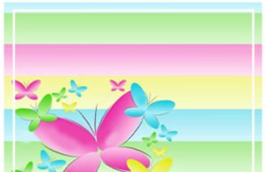 Kit imprimible candy bar Mariposas Multicolor para fiestas y cumpleaños alfajores -candy bar MARIPOSAS MULTICOLORES kit imprimible