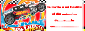 invitacion-tarjetita-candy bar HOTWEELS kit imprimible
