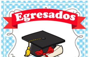 Kit imprimible candy bar Egresados para fiestas y cumpleaños alfajores-candy bar EGRESADOS kit imprimible