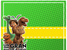 Kit imprimible candy bar Un Gran Dinosaurio para fiestas y cumpleaños alfajores-candy bar UN GRAN DINOSAURIO kit imprimible