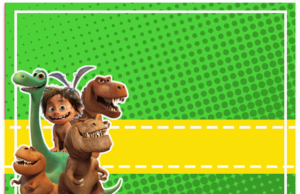 Kit imprimible candy bar Un Gran Dinosaurio para fiestas y cumpleaños alfajores-candy bar UN GRAN DINOSAURIO kit imprimible