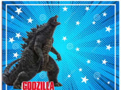 Kit imprimible candy bar Godzilla para fiestas y cumpleaños alfajores-candy bar GOZILLA kit imprimible
