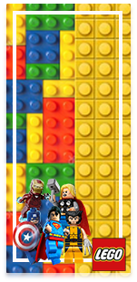 picodulce-candy bar SUPERHEROES LEGO kit imprimible