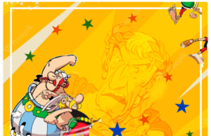 Kit imprimible candy bar Asterix y Obelix para fiestas y cumpleaños alfajores-candy bar ASTERIX _ OBELIX kit imprimible