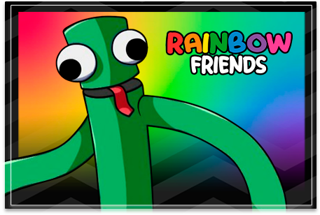 Tita-candy-bar-rainbow friends green-kit-imprimible