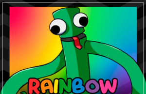 Kit imprimible gratis Rainbow Friends Green candy bar alfajores3-candy-bar-rainbow friends green-kit-imprimible