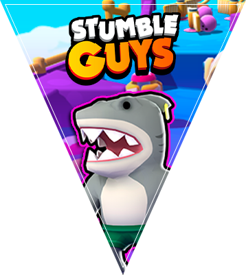paraguita-candy-bar-stumble guys skin epico tiburon-kit-imprimible