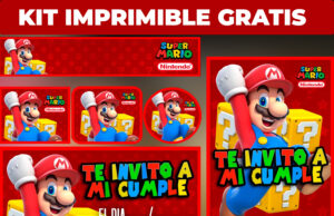 Kit imprimible gratis Mario Bross Rojo candy bar KIT IMPRIMIBLE GRATIS SUPER MARIO BROS