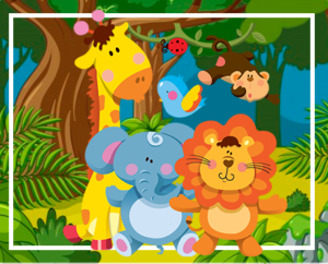 Kit Animalitos Selva Bebés