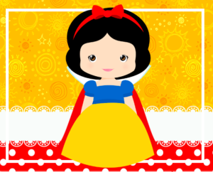Kit imprimible gratis Blancanieves Animada candy bar