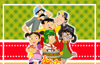 alfajores3-candy-bar-EL CHAVO Y SUS AMIGOS kit-imprimible