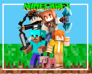 Kit imprimible gratis Minecraft Personajes candy bar
