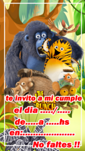 Kit imprimible gratis Pandilla de la Selva (The Jungle Bunch) candy bar