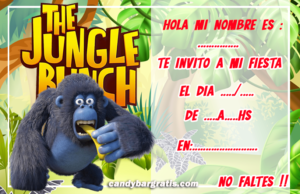 Kit imprimible gratis Pandilla de la Selva Miguel candy bar | Candy Bar