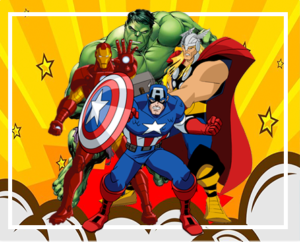 Kit imprimible gratis Avengers candy bar
