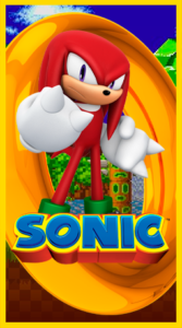 Knuckles Candy Kit imprimible gratis Sonic Knuckles candy bar | Candy Bar Gratis