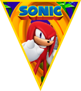 Knuckles Candy Kit imprimible gratis Sonic Knuckles candy bar | Candy Bar Gratis