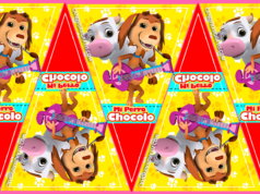 Kit imprimible Banderines Mi Perro Chocolo gratis MI PERRO CHOCOLO kit imprimible PNG banderines gratis