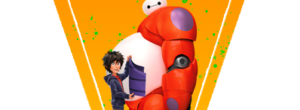 banderines-BIG HERO 6-letra-Ñ