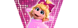 banderines-PIGGY BABY-letra-Q