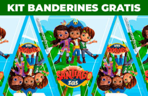 Kit imprimible Banderines Santiago de Mares gratis KIT IMPRIMIBLE GRATIS BANDERINES SANTIAGO DE MARES