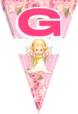 banderines-MI BAUTISMO ANGELITO NENA-letra-G