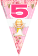 banderines-MI BAUTISMO ANGELITO NENA-numero-5