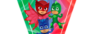 banderines-PJ MASK-letra-M