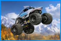 Tita Monster Jam Megalodon kit imprimible Tita Monster Jam Megalodon kit imprimible