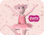 Alfajores Angelina Ballerina Rosa kit imprimible Alfajores Angelina Ballerina Rosa kit imprimible