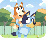 Alfajores Bluey en el Parque kit imprimible Alfajores Bluey en el Parque kit imprimible