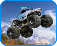Alfajores Monster Jam Megalodon kit imprimible Alfajores Monster Jam Megalodon kit imprimible