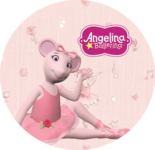 Alfajores Angelina Ballerina Saludando kit imprimible Alfajores Angelina Ballerina Saludando kit imprimible