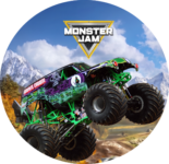Alfajores Grave Diger Monster Jam kit imprimible Alfajores Grave Diger Monster Jam kit imprimible