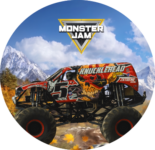 Alfajores Knucle Head Monster Jam kit imprimible Alfajores Knucle Head Monster Jam kit imprimible