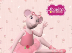 Kit imprimible gratis Angelina Ballerina Saludando candy bar – Cumpleaños de ballet