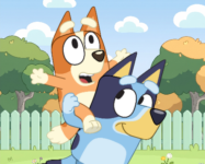 Kit imprimible gratis Bluey en el Parque candy bar – Descargá ya