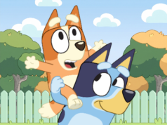 Kit imprimible gratis Bluey en el Parque candy bar – Descargá ya