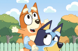 Kit imprimible gratis Bluey en el Parque candy bar – Descargá ya