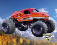 Kit imprimible gratis Velociraptor Monster Jam candy bar dinosaurios