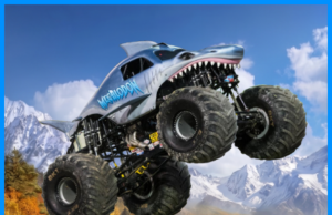Kit Imprimible Gratis Monster Jam Megalodon – Candy Bar 18 Piezas