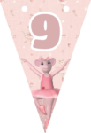 Kit imprimible gratis Angelina Ballerina candy bar – Cumpleaños de bailarina